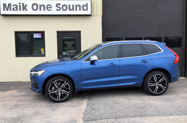 2017 Volvo XC60 with professional window tint in North Bay